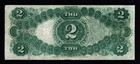 1880  2 Large Size Legal Tender Vf  United States Note 