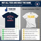 Nfl New England Patriots T-shirt  Adult Gameday Cotton Blend  Tagless  Navy Xxxl