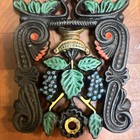 1950 Cast Iron Hand Painted Trivet Jzh 1950