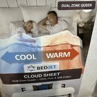 New Bedjet Cloud Sheet Dual Zone Queen 10o  Cotton Cool Warm
