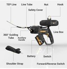 Cordless Professional Fish Tape Electric Cable Pulling Tool Brushless Motor