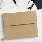 A7 Grocer Kraft Envelopes  5 1 4  X 7 1 4   Square Flap  70lb Text  105gsm 