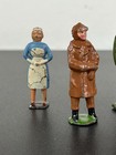 Vintage Britains Mixed Lot Set -  Antique Lead Soldier African American Farmer