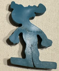Bullwinkle Springy Figure  1969 General Mills Cereal Premium   2-inch Tall  Blue