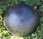 Imperfect Half Sphere Ball Mold Concrete Plaster Resin Mould  Just Under 12   