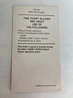 1983 Epcot Center 1 Day Resort Guest Adult Ticket Walt Disney World