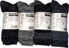 4 Pairs Kirkland Signature Women Ladies Extra Fine Merino Wool Blend Crew Socks 
