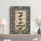 Love The Unloved Poster Medieval Style Original Art Print Home Decor