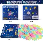Am Amaonm 100 Pcs Colorful Glow In The Dark Luminous Stars 