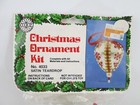 Vtg 1980 Holiday Satin Teardrop White Red Sequin Bead Christmas Ornament Kit New