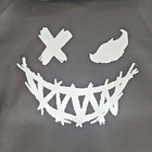 Shein Graphic Hoodie Scary Face Teen Size 15 Black Pullover Sweatshirt Halloween