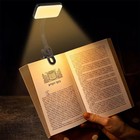 Led Reading Book Light W clip Flexible Usb Rechargeable Bed Travel Desk Laptop