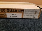 Brand New 4ch Color Quad System Video Splitter Cctv Camera Processor Ntsc Cq204