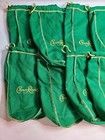 Lot Of 10 Crown Royal 9  Green Drawstring Bags 