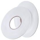2 Rolls Double Sided Foam Tape 1 8 Inch By 50 Feet White Pe Foam Tape Sponge    