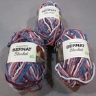 Bernat Yarnspiration Blanket Yarn 10870 Moon Dusk 10 5 Oz 220 Yards  3 Pack 