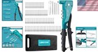 Ergonomic Heavy-duty Rivet Gun Kit     Lightweight  110 Rivets   Wrench Included
