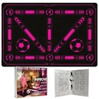Soccer Training Mat  Footwork Dribble Up Practice Equipment Trainer Pink