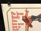 Original 1969 Sinful Davey Half Sheet Movie Poster 22 X 28 John Hurt