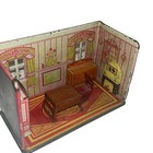 Vintage Marx Dining Room Diorama    newly Wed Series    Tin Litho   Accessories Rare
