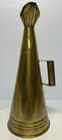 Vintage Solid Brass 14  Handheld Megaphone Maritime Fog Horn 14 