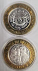  10 Casino Gaming Token Las Vegas Solid  999 Ag Silver Harrah s Saxaphone Player