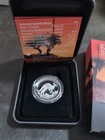 2017 Australian 1oz Silver Proof High Relief Kangaroo W box   Coa  999