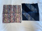 2 Men s Satin Silk Pocket Square Hankie Hankerchief Wedding Party Formal Suit