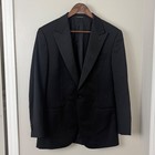 Ermenegildo Zegna Tuxedo Suit Black Multiseason Mila Wool 48c 43  Chest Short