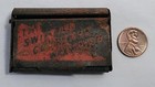 Antique Tin Match Safe Holder Vintage Distressed Primitive