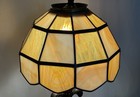 Antique Vtg 11  Slag Stained Glass Lamp Shade Art   Crafts Mission Tiffany Style