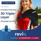Revix Triple-layer Gel Shoulder Ice Pack Wrap For Rotator Cuff  Reusable Ice Pac