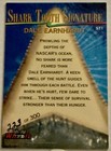 1997 Dale Earnhardt Shark Tooth First Bite Autographed Card St 1