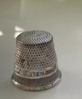 Antique Vintage Silversmith Stern Co Sterling Silver 925 Decorated Thimble Sz 7
