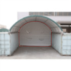 20 x20 x6 6  18oz Pvc Canvas Fabric Building Shipping Container Canopy Shelter