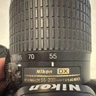 Nikon D60 Digital Slr Camera 10 2mp With 55-200mm Lens Autofocus Built-in Flash
