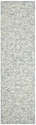 Safavieh Trace Collection Runner Rug - 2 3  X 6   Blue   Ivory  Handmade Wool   