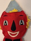 Vintage Pajama Bag Keeper 1960 s Circus Clown Felt
