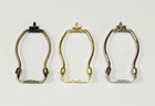 Lamp Parts-lamp Harp W saddle 5  To 12  Heavy Duty 3 Finishes  Ab pb pn  1 Pc  
