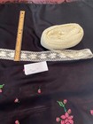 Antique Vtg Lace Collar Trim Crochet Wedding Edge Floral Doll Dress Hem 27 Yards
