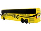 Prevost H3-45 Coach Bus  all Aboard America  Yellow With Graphics Limited Editio
