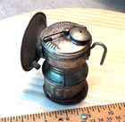 Vintage Dropper Miners Carbide Lamp  W bumpergrip Rubber Base 