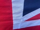 Union Jack Mod Sewn Woven Flag Rope   Toggle Uk Stitched 1 yd 137cm X 68cm