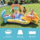 Intex Inflatable Kids Dinosaur Play Center Outdoor Water Park Pool With Slide