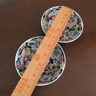 Pair Of Antique Chinese Porcelain Bowls W  Millefleur Floral Pattern 4 25 d