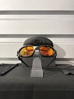 Vintage 90s Oakley Plate Splice Silver Orange Sunglasses Outdoor Polarized Y2k