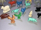 Vtg Marx   Mixed Farm Animals Plastic Figures Lot 1960   s