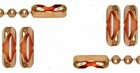 25 Feet 3 2mm  6 Pure Copper Ball Chain Bulk Lot    Made In Usa   25 Connectors