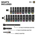 Klein Tools Knect Deep-well 3 8 Inch Drive Socket Set  Sae And Metric  23 Pieces