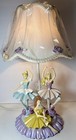 Vintage Rare Disney Princess 16  Table Lamp Ballerina Cinderella  Aurora   Belle
